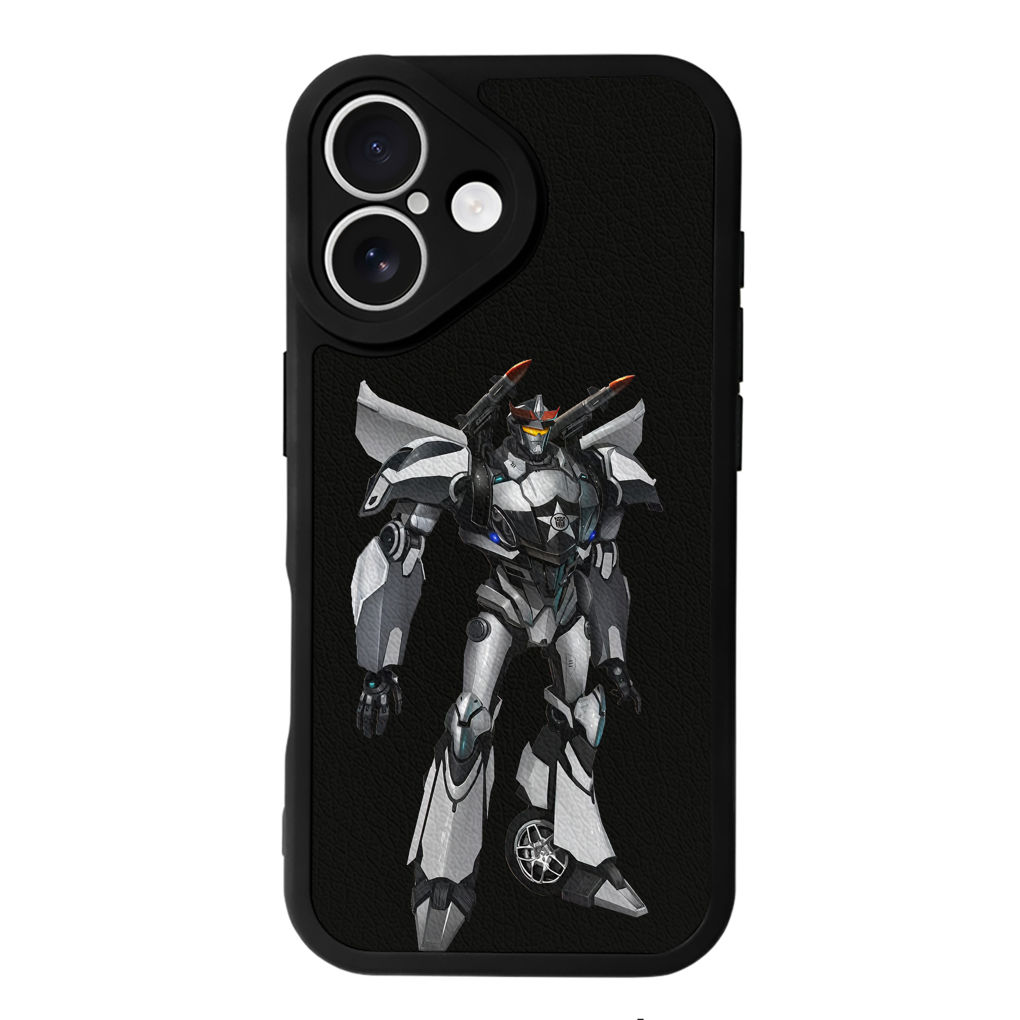 （画像用） Transformers トランスフォーマー 【iPhone 16シリーズ対応】シリコンスマホケース（レザー調） 材質：シリコン
